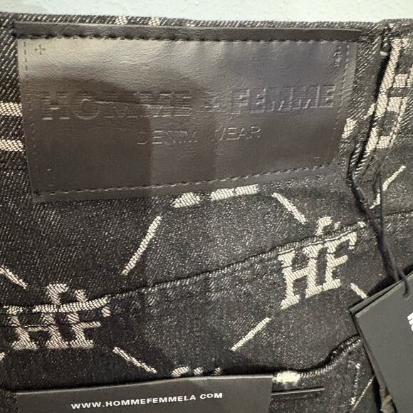 NWT Homme Femme Jeans Sz 44 - Picture 7 of 8